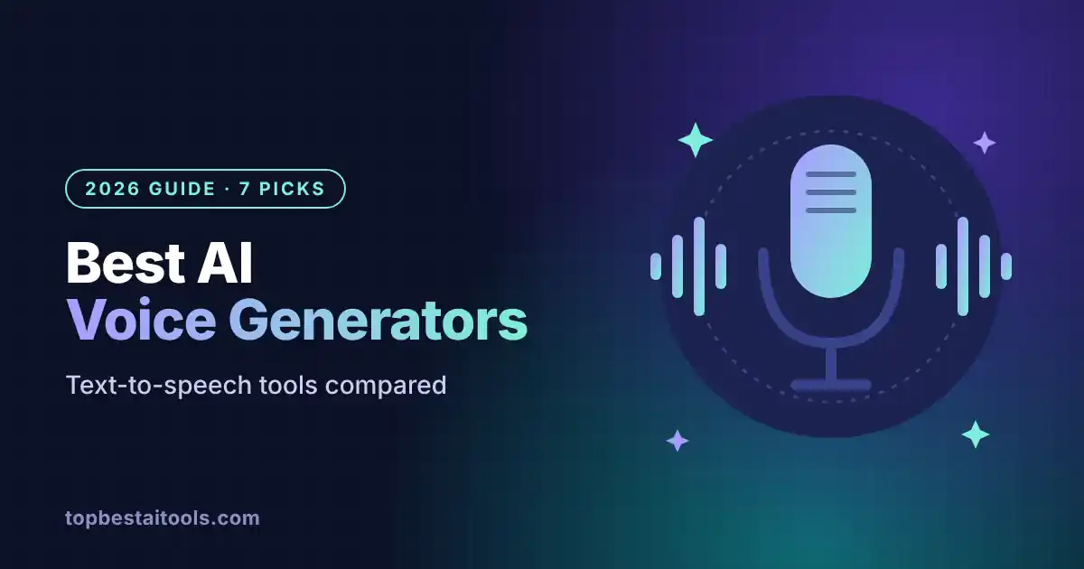 Best AI voice generators 2026: microphone with sound waves